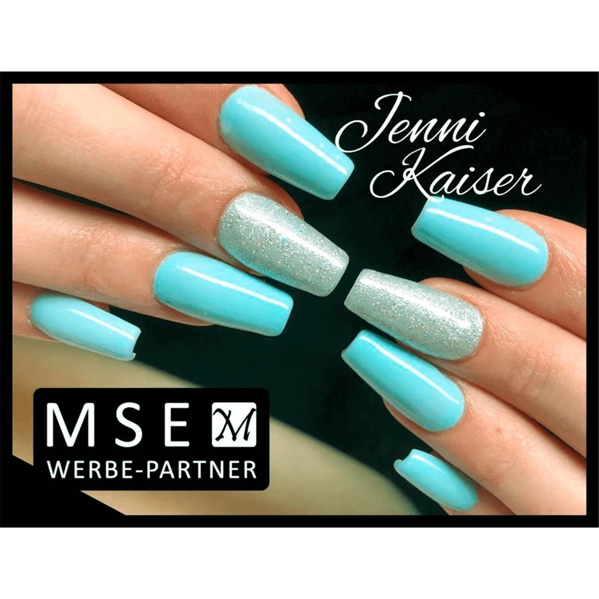 #825 Premium-EFFEKT Color Gel 5ml Blaugrün - MSE - The Beauty Company