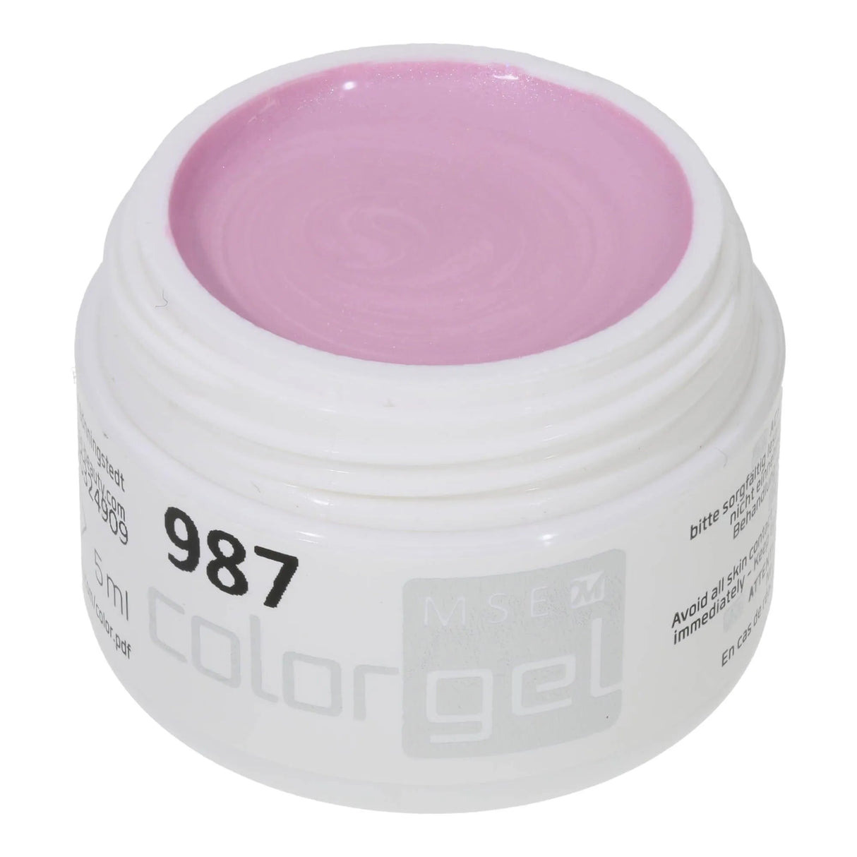 #987 Effekt Farbgel 5ml Rosa - MSE - The Beauty Company