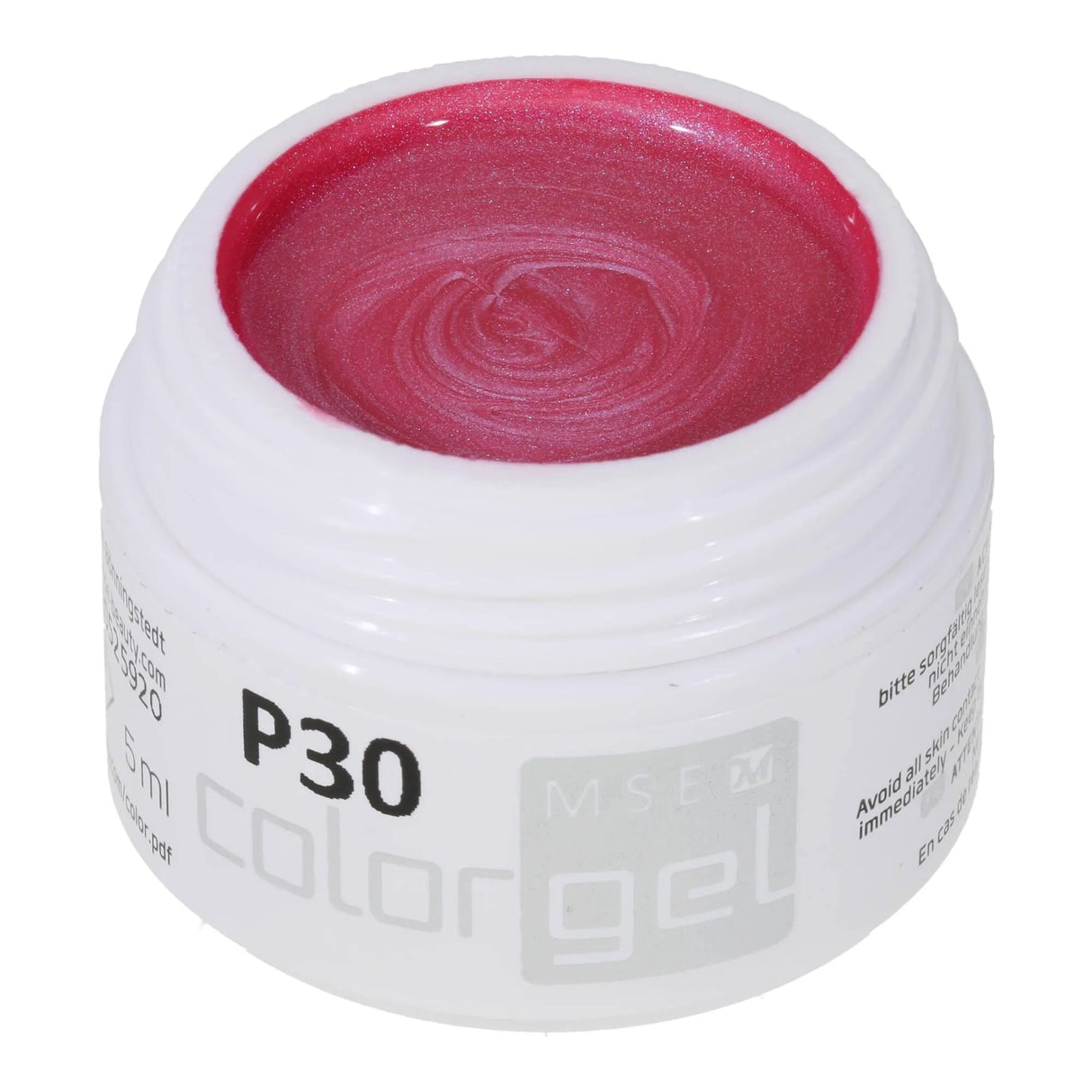 #P-30 Mother of Pearl EFFEKT Color Gel 5ml Pink - MSE - The Beauty Company