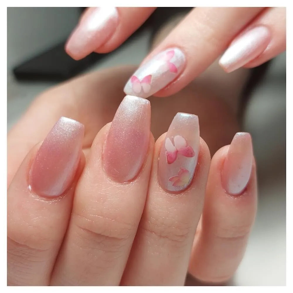 #P-42 Mother of Pearl EFFEKT Color Gel 5ml Rosa - MSE - The Beauty Company