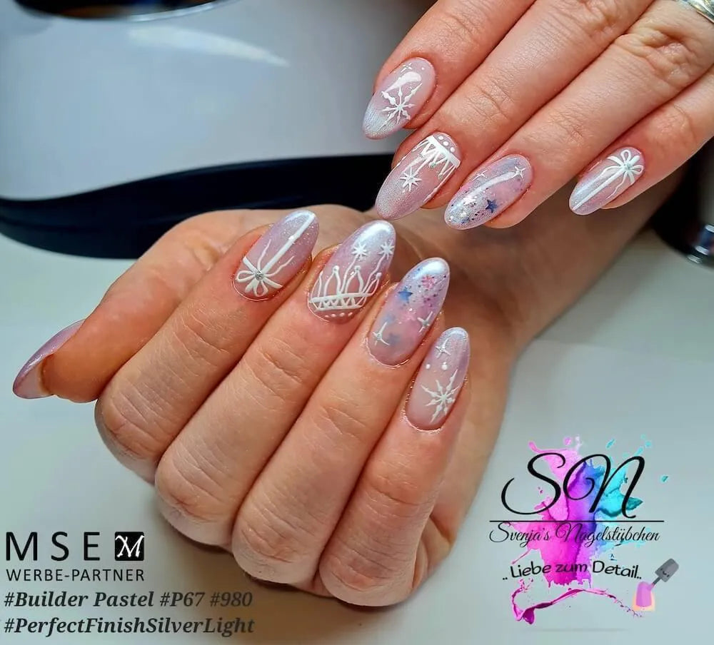 #P-47 Mother of Pearl EFFEKT Color Gel 5ml Weiss - MSE - The Beauty Company