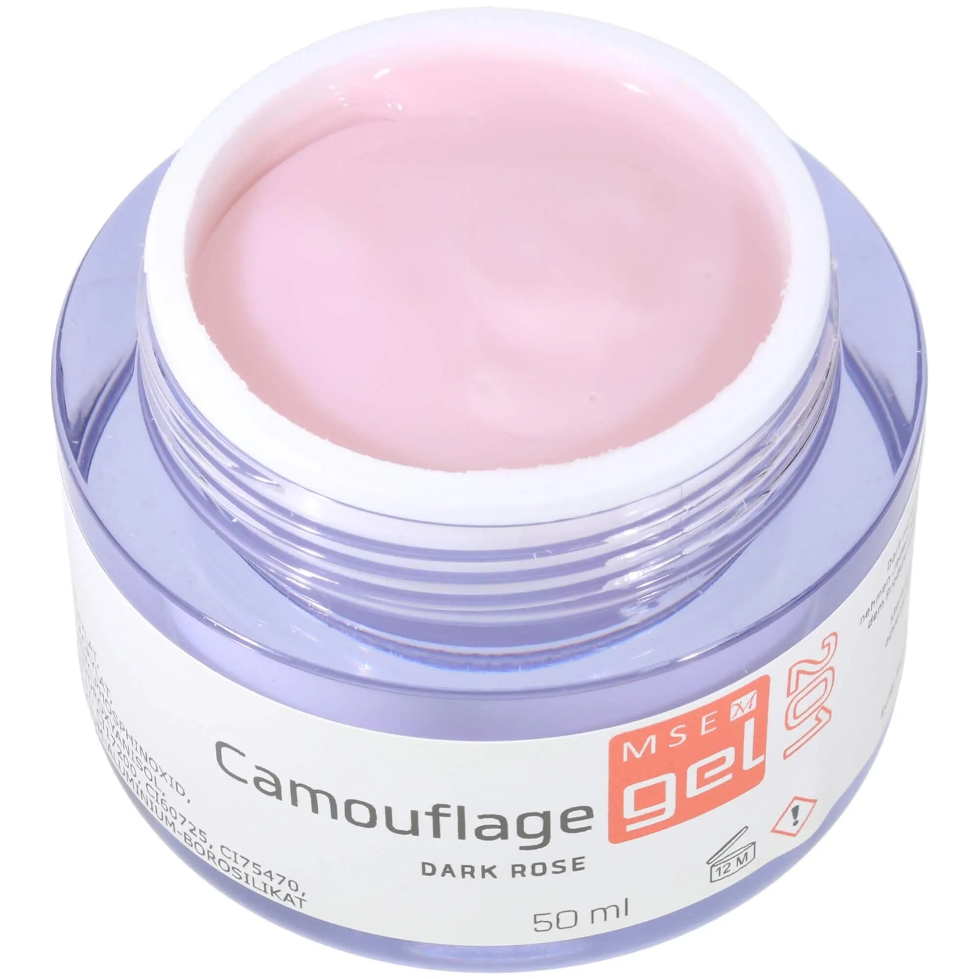 MSE Gel 201: Camouflage Gel Dunkelrosa / Dark Rose 50ml – MSE 