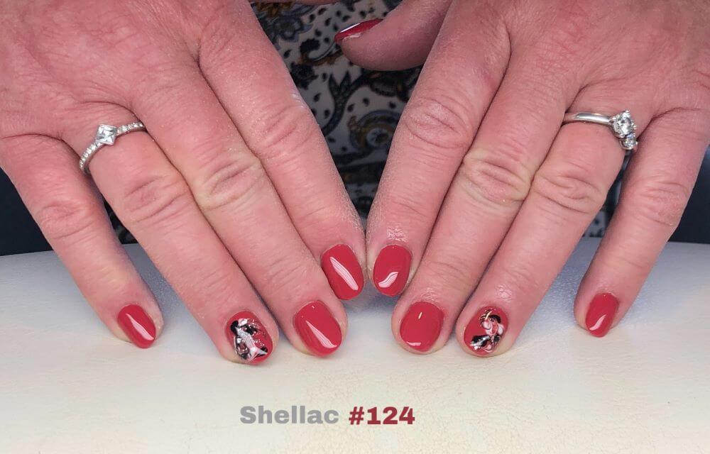 SIS Shellac UV Gel Polish Color 124