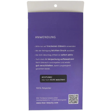 Anti-Beschlag Tuch trocken - MSE - The Beauty Company