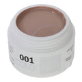 #0001 EFFEKT Gel Colorato - Gel Color 5ml Ton Nude con Sfumatura Delicatamente Satinata