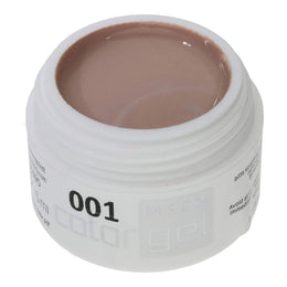 #0001 EFFEKT Farbgel - Color Gel 5ml Dezent schimmernder Nude-Ton