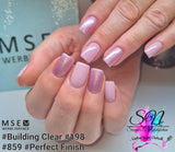 # 198 Premium EFFECT Color Gel 5ml Màu hồng hoa cà nhạt với hiệu ứng ánh bạc rõ rệt