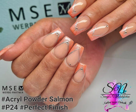 Magic Cover Salmon Acryl Powder 3g Modellierpulver - MSE - The Beauty Company