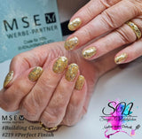#219 Premium-GLITTER Color Gel 5ml Bronze aus einem raffinierten Gemisch aus feinen und groben Glitterpartikeln - MSE - The Beauty Company