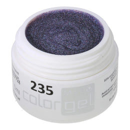 #235 Premium-GLITTER Color Gel 5ml Heller Lavendelton mit Regenbogenglitter