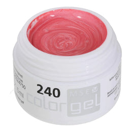 #240 Premium-EFFEKT Color Gel 5ml Zarter Rosaton mit Perlglanz