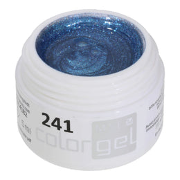 #241 Premium-EFFEKT Color Gel 5ml Durchscheinendes Rauchblau mit Schimmereffekt