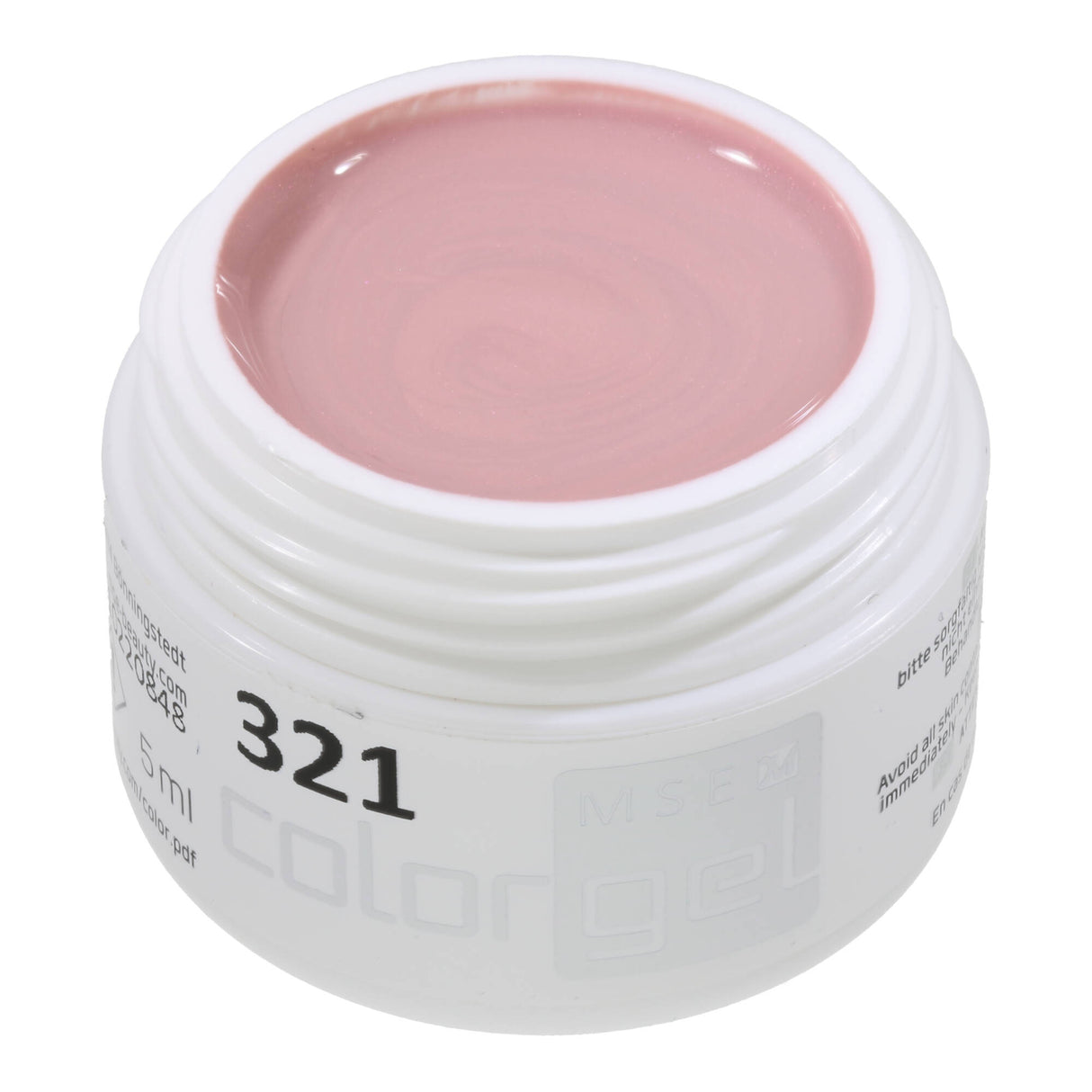 # 321 Premium-EFFEKT Color Gel 5ml Subtle shimmering beige-pink