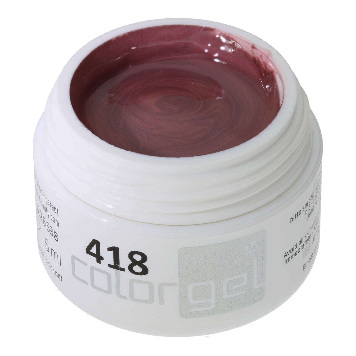 #418 Premium-EFFEKT Color Gel 5ml Schimmerndes Altrosa
