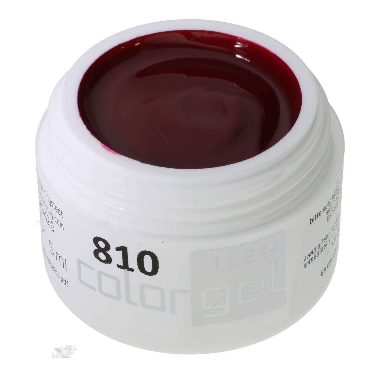 # 810 Premium-PURE Gel Couleur 5ml Rouge