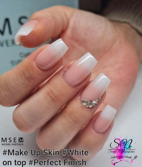 MSE Gel 504: White On Top Gel 15ml - MSE - The Beauty Company