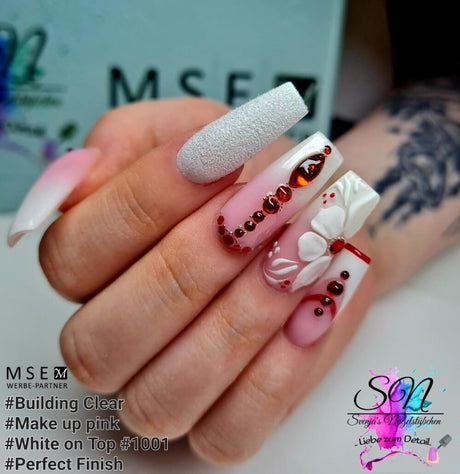 MSE Gel 504: White On Top 50ml - MSE - The Beauty Company