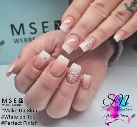 MSE Gel 504: White On Top 50ml - MSE - The Beauty Company