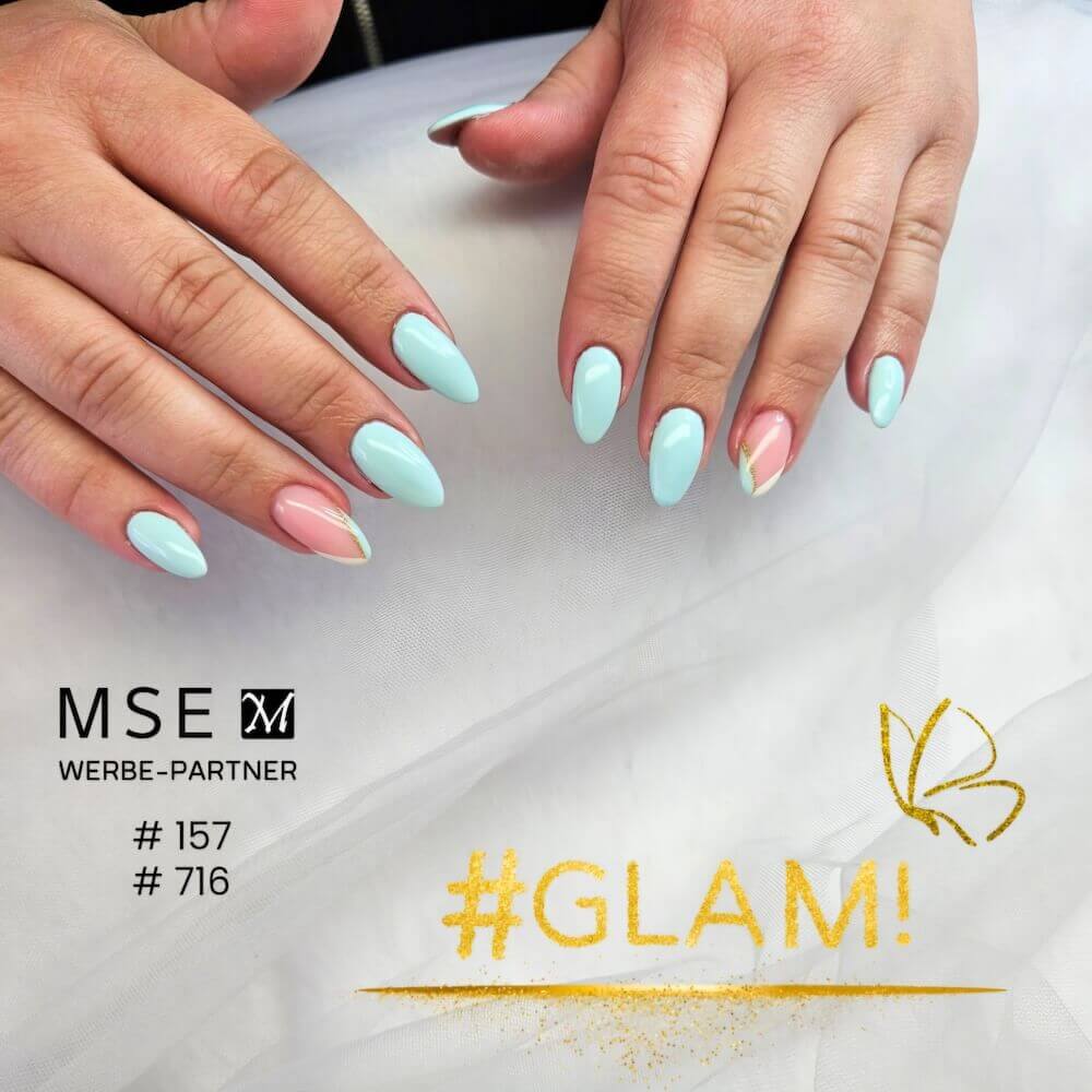 #716 Premium GLITTER Color Gel 5ml màu be/tím nhạt