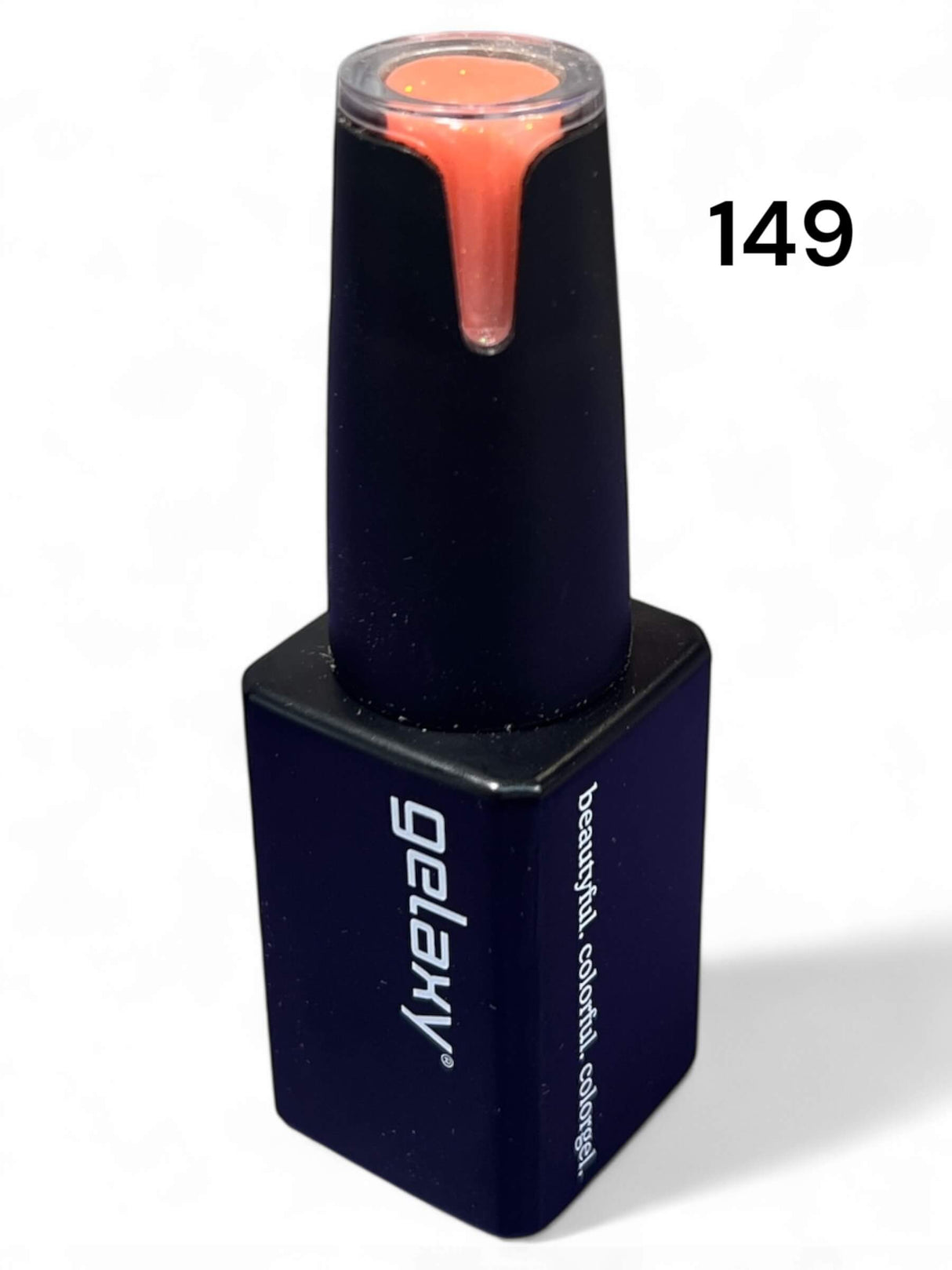 Gelaxy Shellac #149 -  Orange mit orangem Glimmer