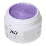 #267 Premium EFFECT Color Gel 5ml Violet rose pâle avec un éclat nacré argenté
