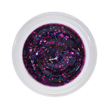 # 270 Premium-GLITTER Color Gel 5ml Gel màu hồng với các hạt lấp lánh màu hồng và xanh lam