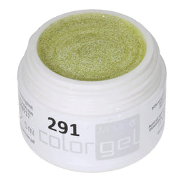 #291 Premium-GLITTER Color Gel 5ml Hochzeitsglitter Weiss + Gold