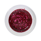 #299 Premium-GLITTER Color Gel 5ml Klassisches pinkes Glittergel dominiert von groben Glitterpartikeln