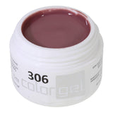 # 306 Premium-EFFEKT Color Gel 5ml Brun-violet avec un doux reflet rose