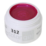 #312 Premium EFFEKT Color Gel 5ml Rose fuchsia intense aux reflets nacrés