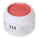 # 313 Premium EFFECT Color Gel 5ml Light salmon tone with a subtle shimmer effect