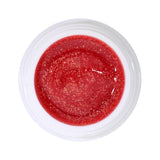 # 325 Premium GLITTER Color Gel 5ml Soft pink gel with rainbow glitter