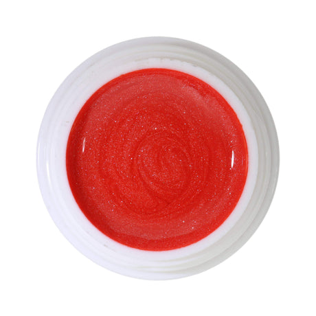 # 345 Premium EFFECT Color Gel 5ml Rouge orangé lumineux avec un subtil effet argenté