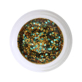 #351 Premium-GLITTER Color Gel 5ml Mélange de paillettes orange et turquoise