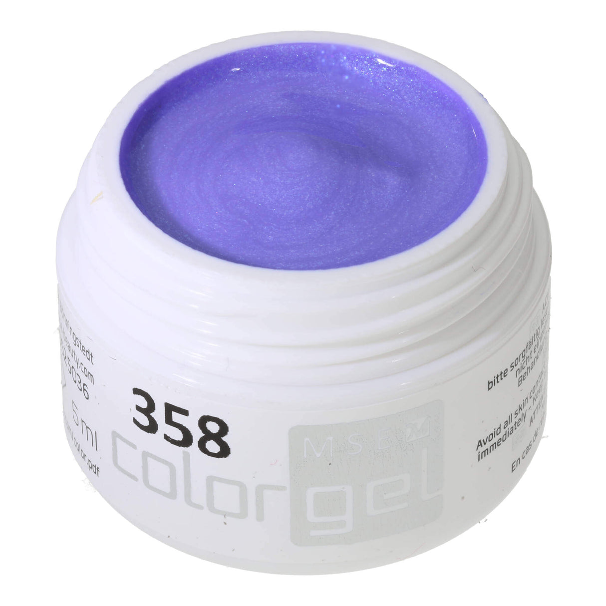#358 Premium-EFFEKT Color Gel 5ml Fliederblau mit blauem Schimmer