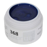#368 Premium-EFFEKT Color Gel 5ml Dunkles Blau mit dezentem Schimmer