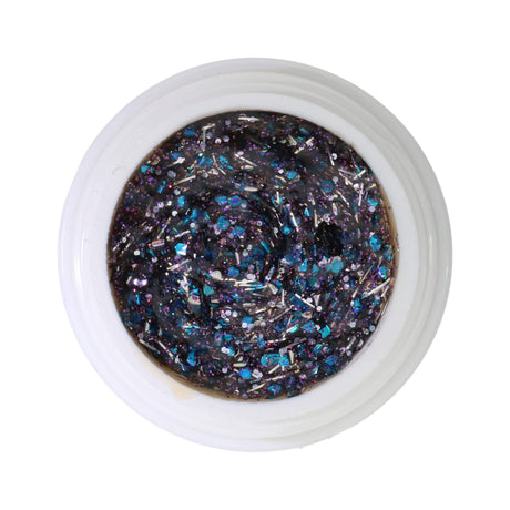 # 371 Premium-GLITTER Color Gel 5ml Aqua blue glitter gel