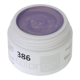 #386 Premium-EFFEKT Color Gel 5ml Zarter Fliederton mit leichtem Goldschimmer