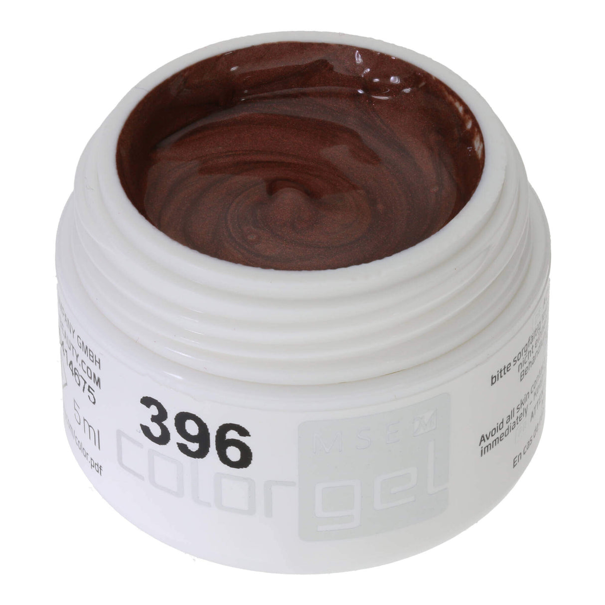 # 396 Premium-EFFEKT Color Gel 5ml Teinte cuivrée subtile et chatoyante
