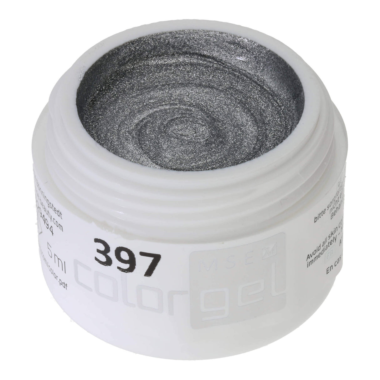 # 397 Premium EFFECT Color Gel 5ml màu bạc ánh kim
