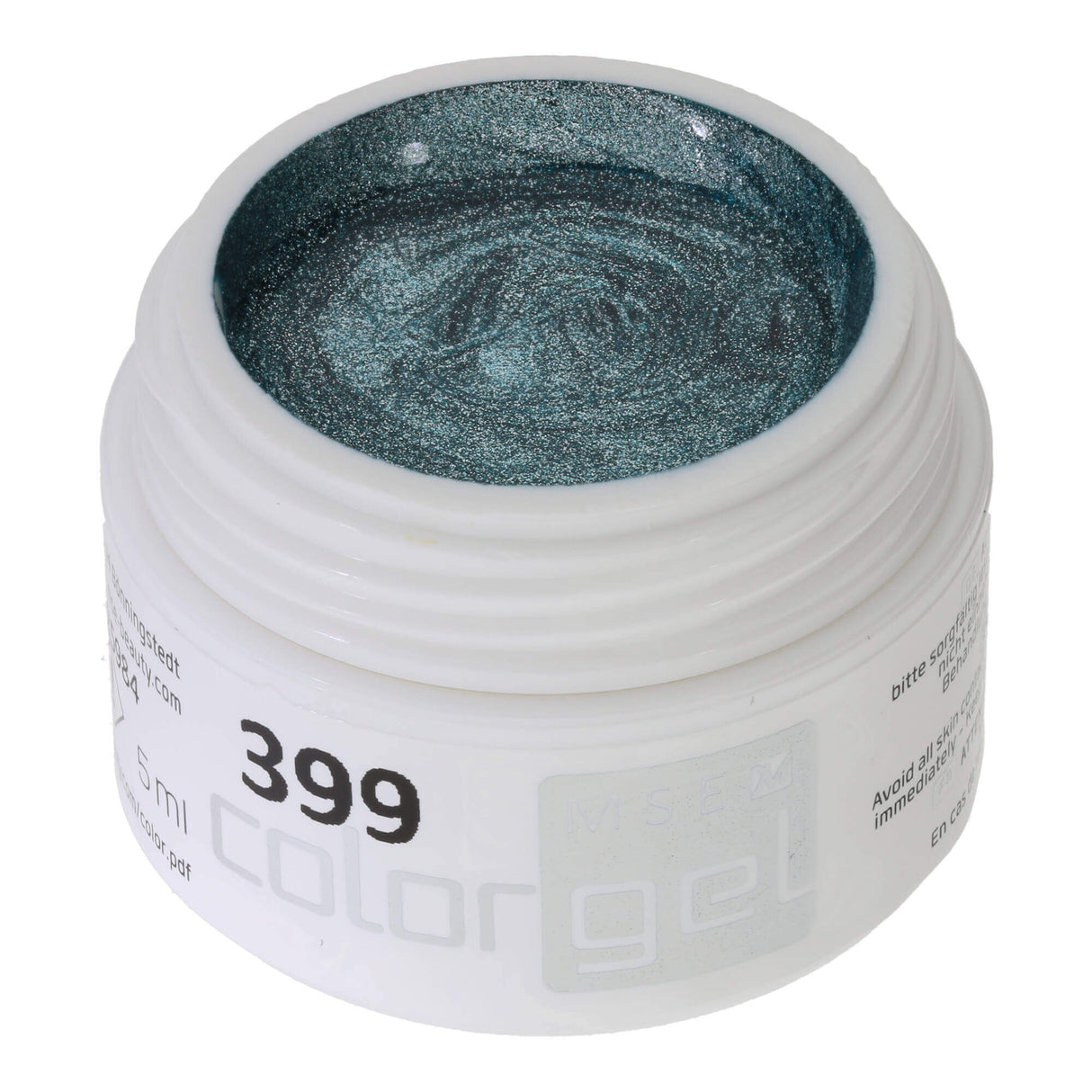 # 399 Premium EFFECT Color Gel 5ml màu xanh lá cây kim loại