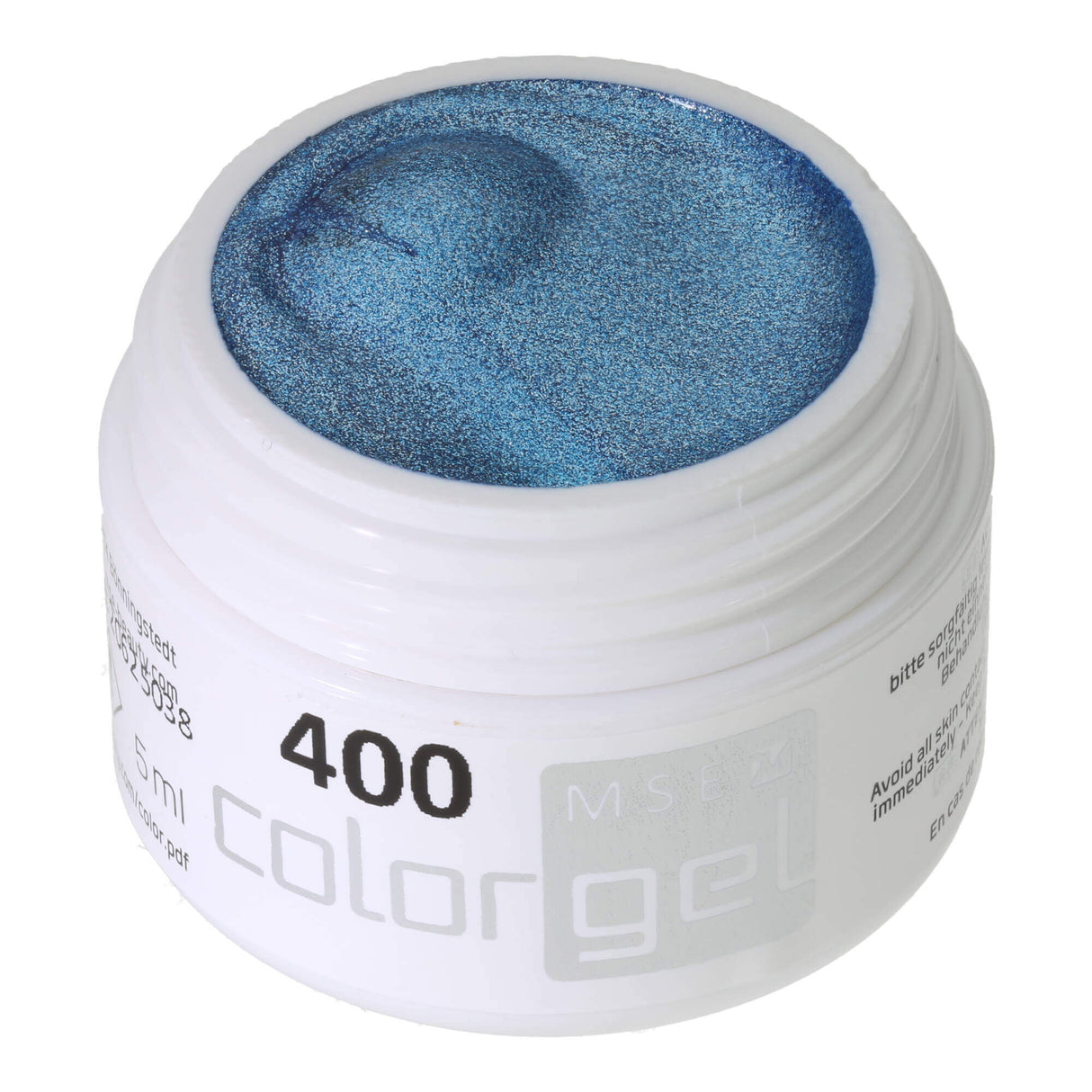 #400 Premium-EFFEKT Color Gel 5ml Blau-metallic