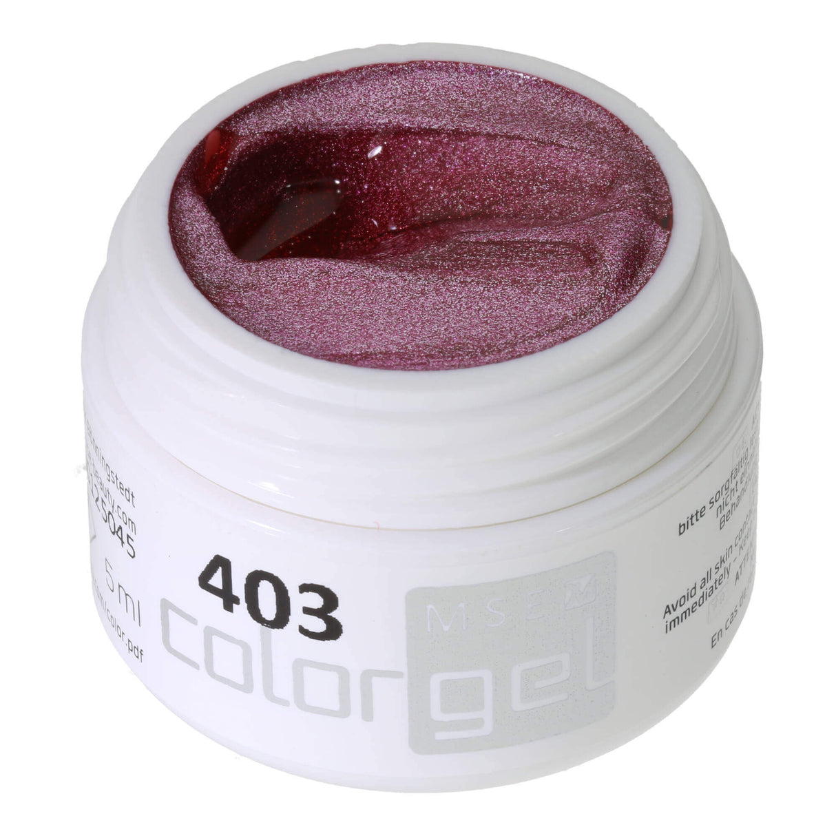 #403 Premium-EFFEKT Color Gel 5ml Rot-metallic