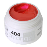 #404 Premium-EFFEKT Color Gel 5ml Hell schimmerndes Orange