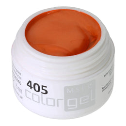#405 Premium-EFFEKT Color Gel 5ml Kräftig schimmerndes Orange