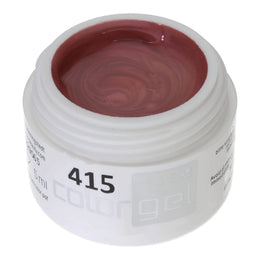 #415 Premium-GLITTER Color Gel 5ml Dezent schimmernder Rosenholzton