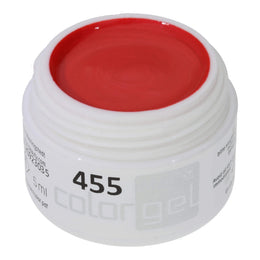 #455 Premium-EFFEKT Color Gel 5ml Geranienrot mit dezentem Schimmer