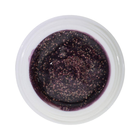 # 457 Premium-GLITTER Color Gel 5ml Transparent lilac-colored gel with lilac-gold-iridescent glitter