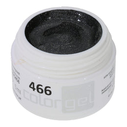 #466 Premium-EFFEKT Color Gel 5ml Dunkelgraues Metallicgel