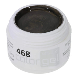 #468 Premium-EFFEKT Color Gel 5ml Schwarzoliv mit dezentem Perlglanz